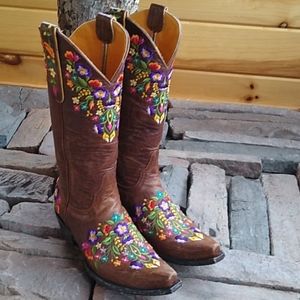 OLD GRINGO Sora Leather Cowboy Boot sz. 7.5(8)